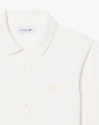 Polo in mini piqu&eacute; elasticizzato slim fit L.12.D