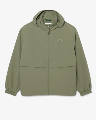 Giacca a vento in nylon tecnico idrorepellente