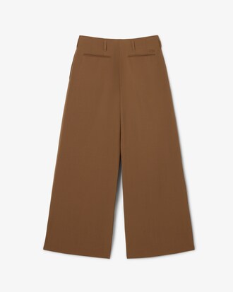 Pantaloni taglio ampio in misto lana Runway