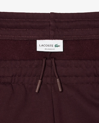 Pantaloni della tuta relaxed fit in tessuto felpato
