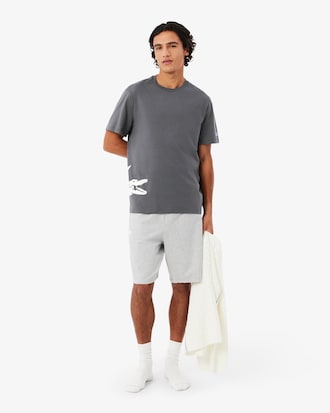 T-shirt homewear in cotone stampato
