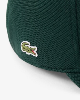 Cappellino in piqu&eacute; ricamato