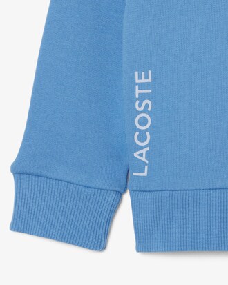 Felpa in tessuto felpato color block