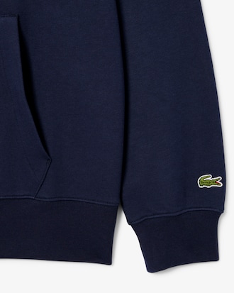Felpa con cappuccio stampa tennis