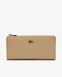 Portafoglio con zip Daily Classic in tela piqué spalmata con 10 scomparti per le carte da donna