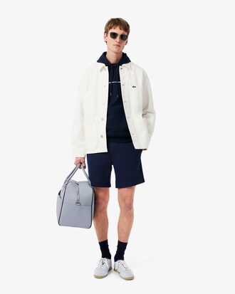 Felpa classic fit a righe con logo