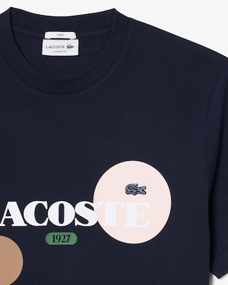 T-shirt in jersey di cotone con stampa