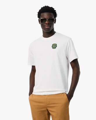 T-shirt con marchio in cotone