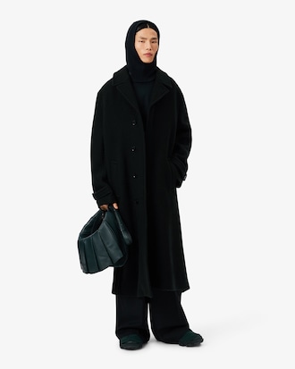 Cappotto in lana cotta Runway