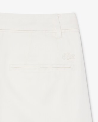 Bermuda oversize in misto lino fluido