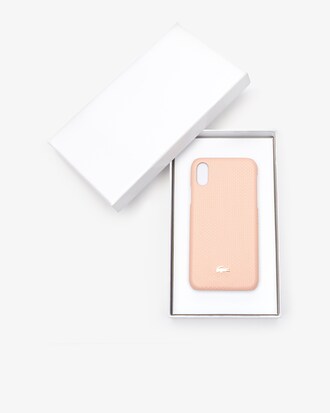 Custodia per iPhone X in pelle piqu&eacute; Chantaco