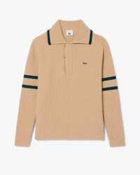 Maglione con collo a polo a righe Archive Edition
