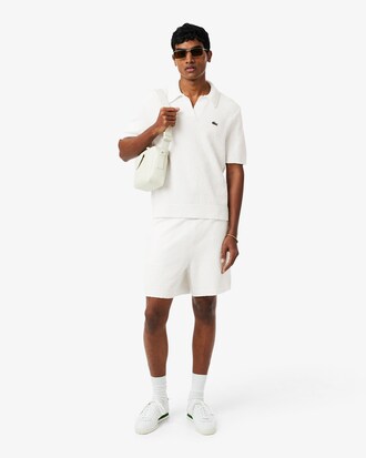 Shorts in maglia boucl&eacute;