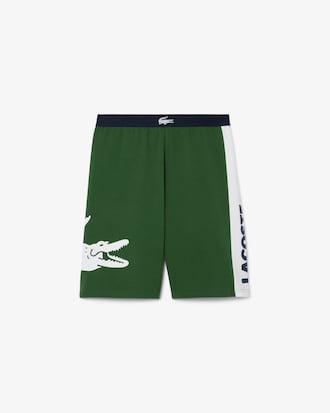 Shorts homewear taglio dritto in tessuto felpato