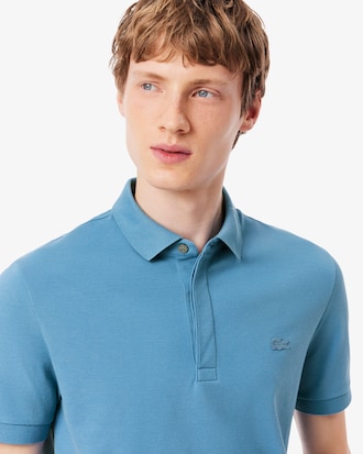 Polo regular fit in piqu&eacute; elasticizzato Paris