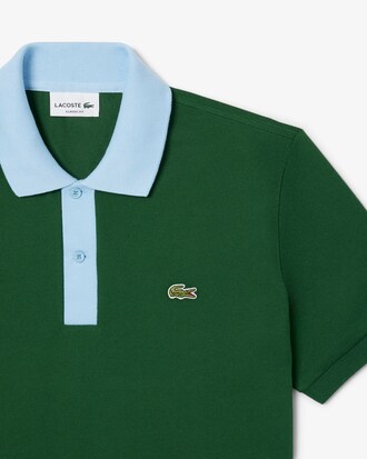 Polo L.12.12 classic fit con collo a contrasto