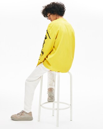 T-shirt unisex in cotone con logo stampato Lacoste LIVE