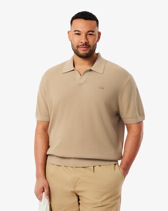 Maglione con girocollo aperto in misto cotone