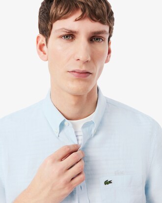 Camicia di lino a maniche corte