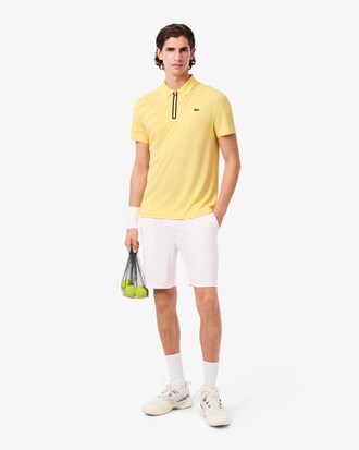 Polo da tennis slim fit con stampa ultra-dry