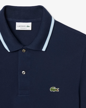 Polo L.12.12 regular fit con bordo in risalto