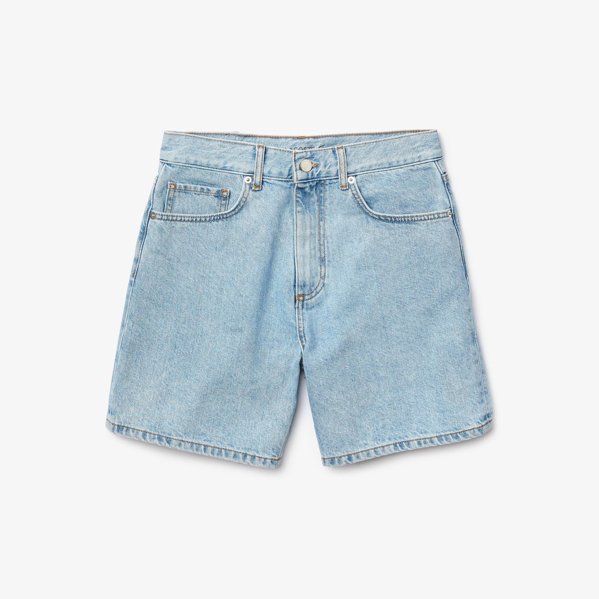 pantaloncini corti in jeans