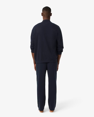 Pantaloni homewear in cotone a nido d'ape