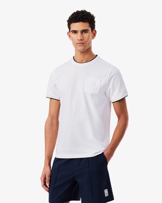 T-shirt da tennis Ultra Dry con stemma Heritage