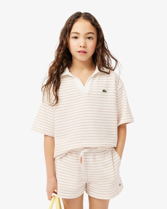 Polo in spugna a righe