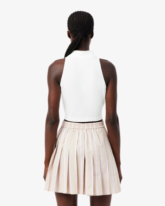 Polo in piqu&eacute; senza maniche