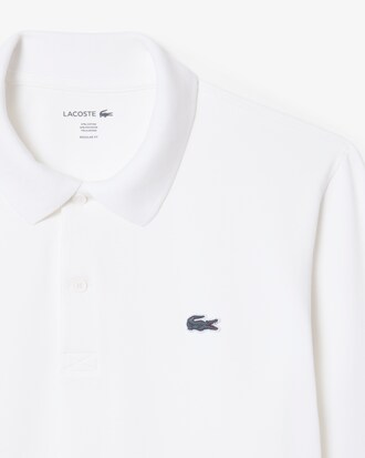 Polo in cotone a maniche lunghe regular fit