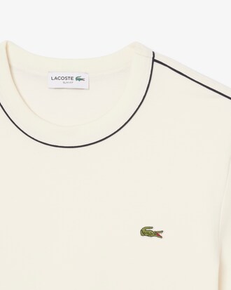 T-shirt slim fit in interlock di cotone