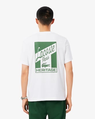 T-shirt con stampa multipla in jersey