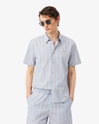 Camicia regular fit in popeline a righe
