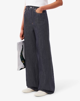 Jeans wide fit con cimosa Runway