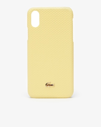 Custodia per iPhone X in pelle piqu&eacute; Chantaco