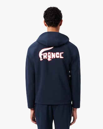 Felpa con zip French Tennis Team