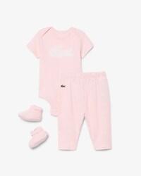 Completo neonato in cotone stampato