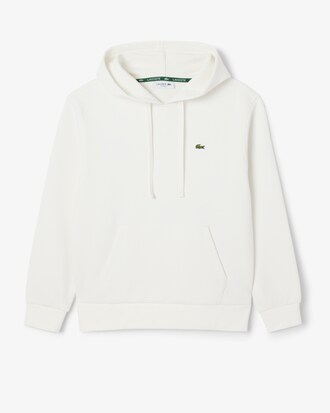 Felpa con cappuccio in piqué