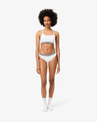 Bralette in cotone a coste