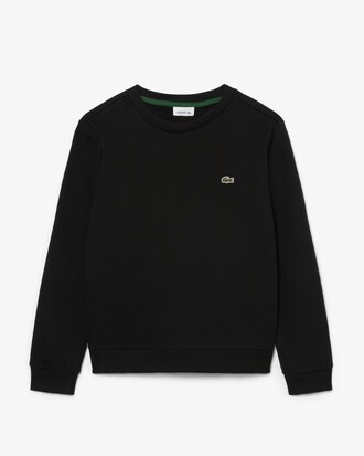 Felpa unisex girocollo in tessuto felpato