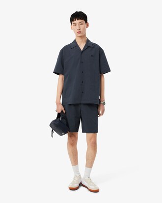 Camicia in seersucker relaxed fit