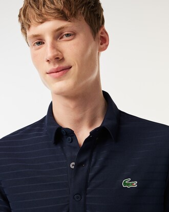 Polo da golf da uomo traspirante testurizzata Lacoste SPORT
