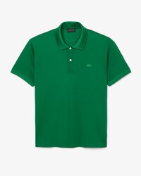 Polo classic fit in piqu&eacute; di seta Runway