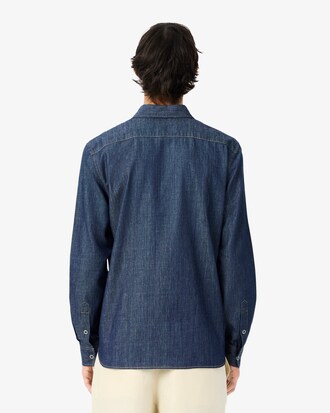 Camicia regular fit in denim leggero