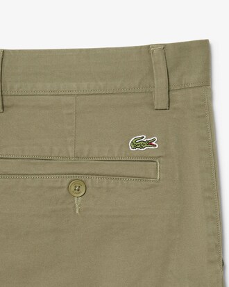 Shorts chino in twill elasticizzato