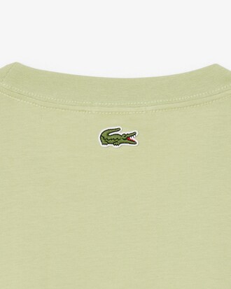 T-shirt in jersey con marchio goffrato