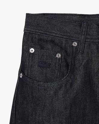 Jeans in denim indaco oversize Runway