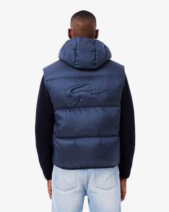 Gilet imbottito e impermeabile corto