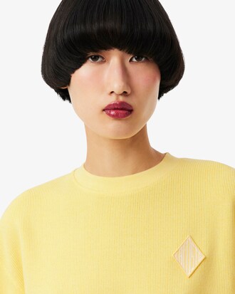 Maglione oversize in interlock